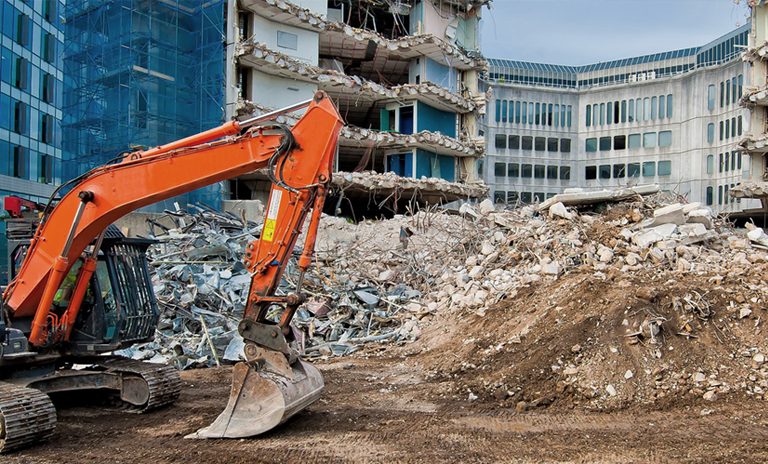 demolition of a building