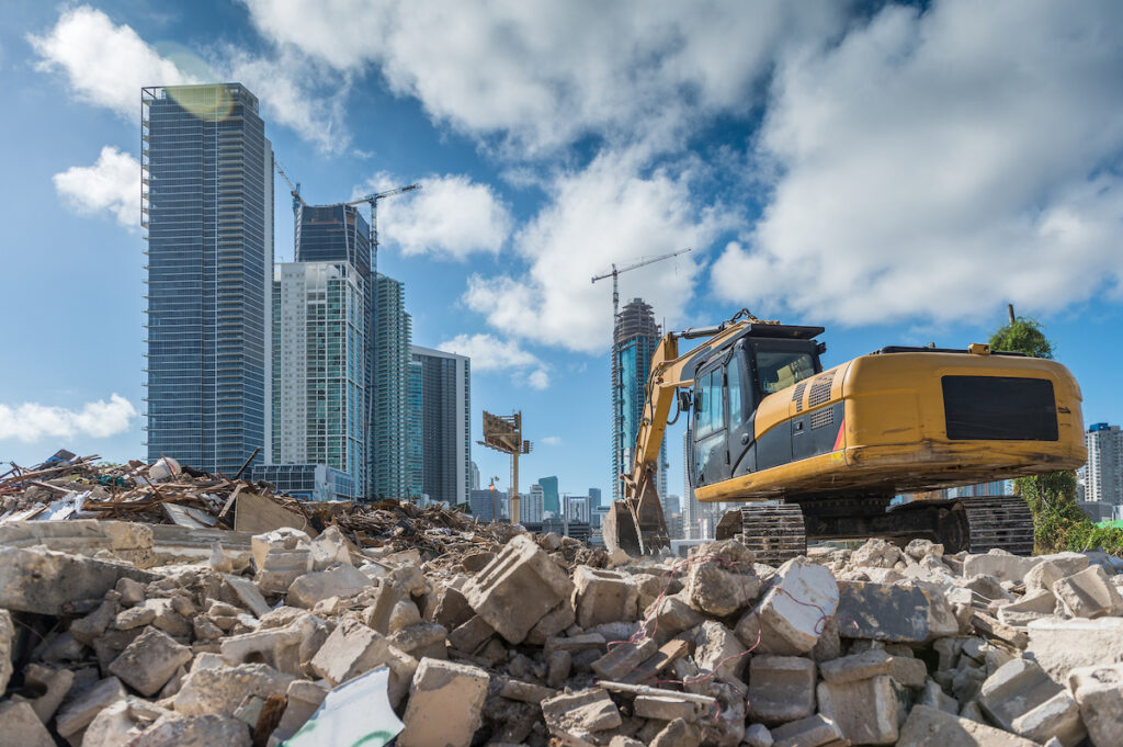 demolition of a building